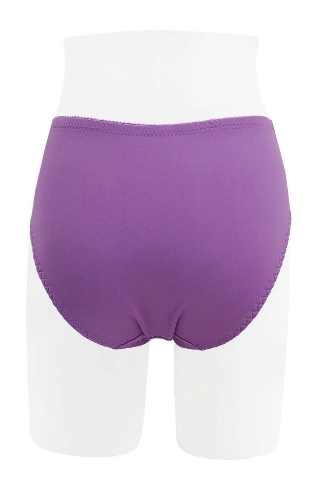 Women High Cut Full Seat Coverage Nylon Embroidery Bikini Brief panty Underwear