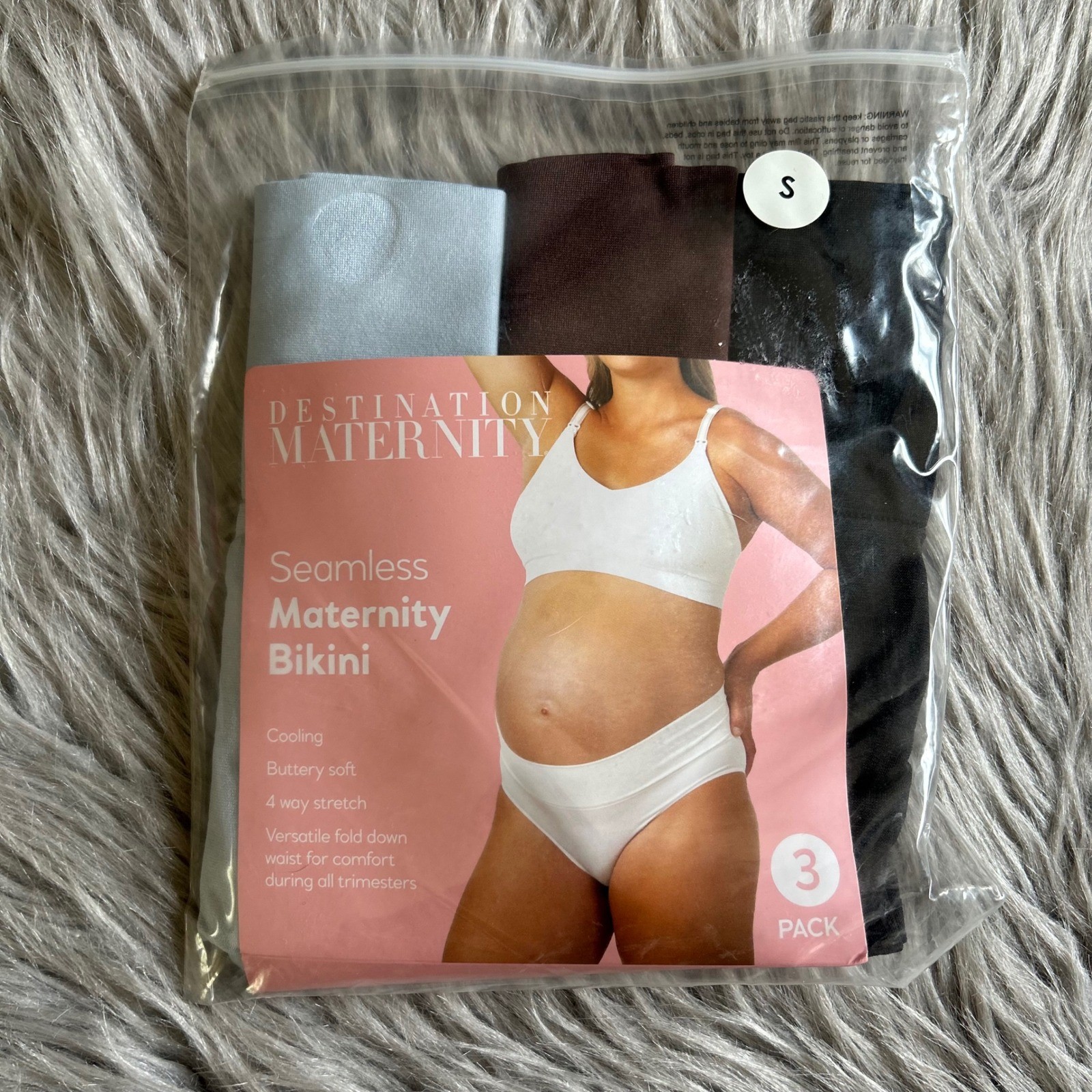 Destination Maternity Seamless Bikini Women’s Size Small Cooling Buttery Soft