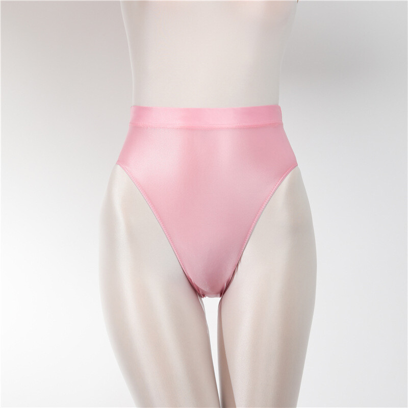 Womens Silky Shiny Satin Glossy Wet Look Knickers Briefs Underwear Panties