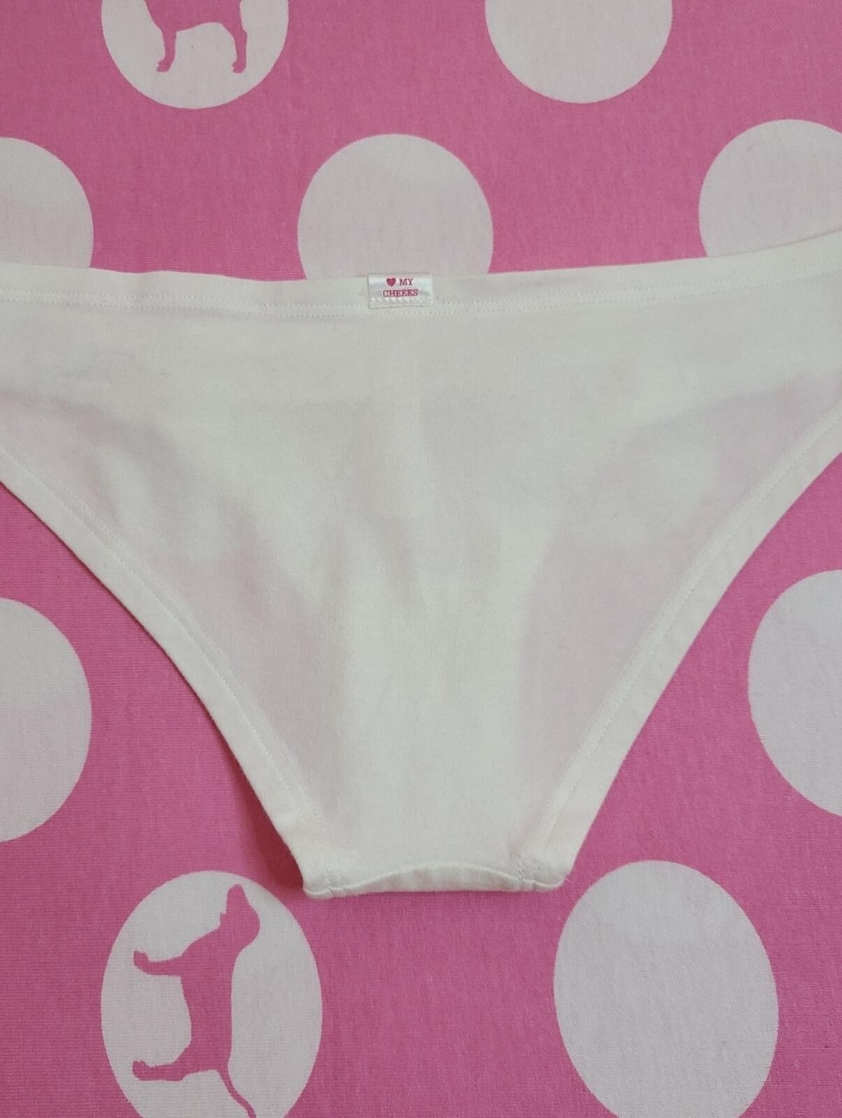 VTG VS PINK Classic Cotton Bows Low Rise Cheeky Bikini Panty Size XS