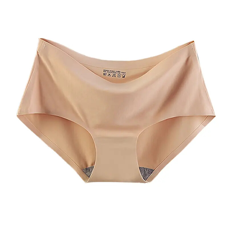 Ladies Panties Ice Silk Seamless Knickers Comfort Underwear Soft Smooth 3/6 Pack