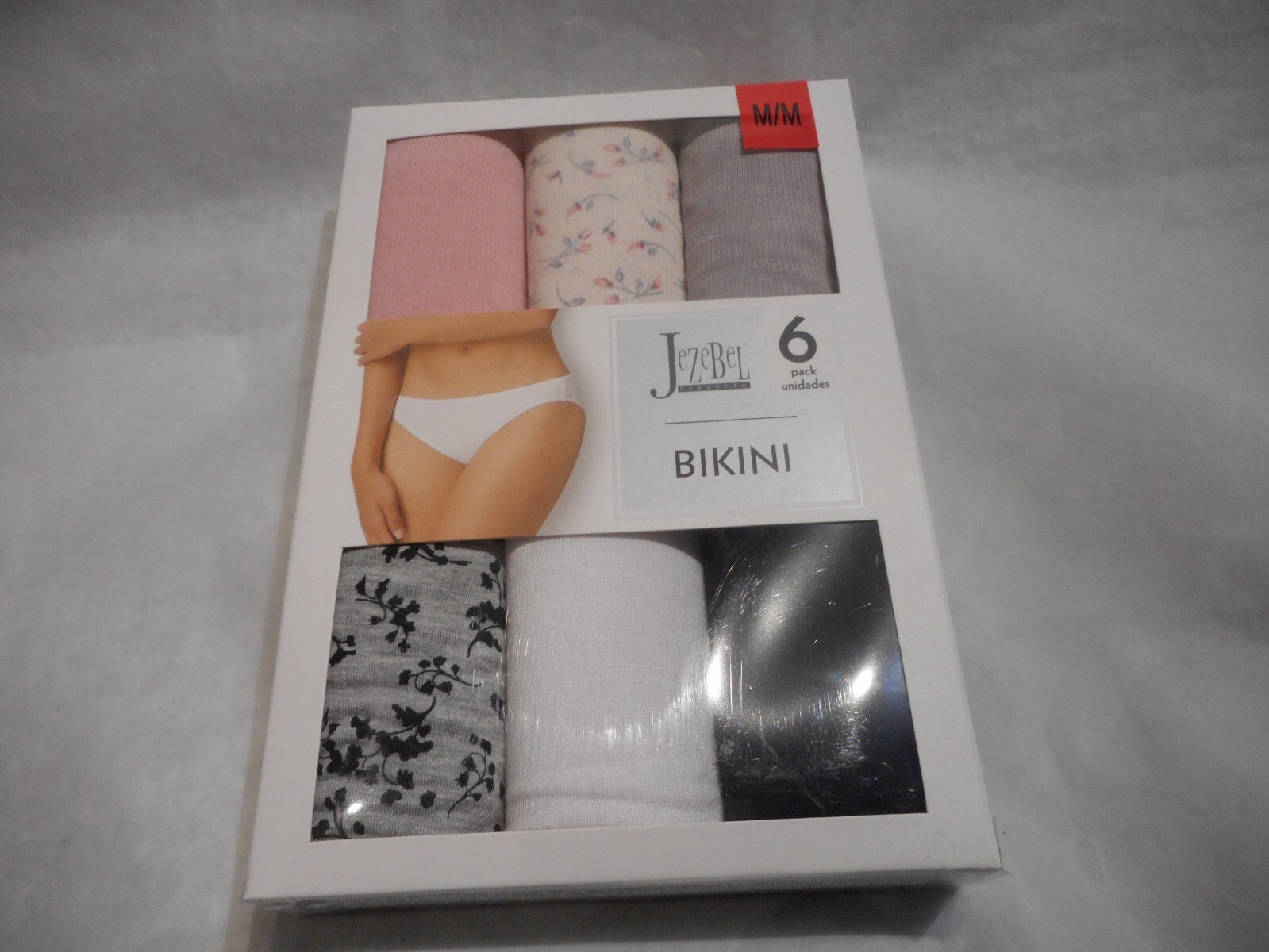 Jezebel Bikini & Hi Cut 6 Pairs Multicolor Panty Medium & Large sold separate