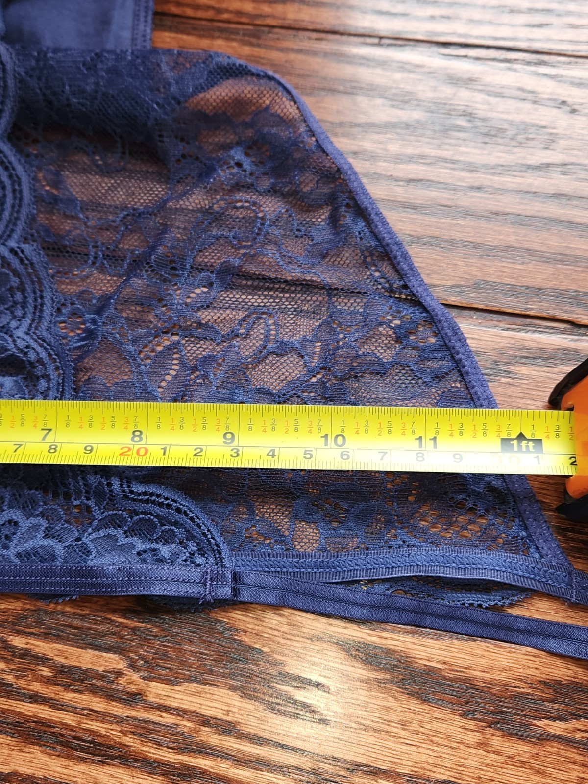 Joyspun 3pk. Lace String Women Thongs XXXL (22) Navy/Pink/light Blue NWT