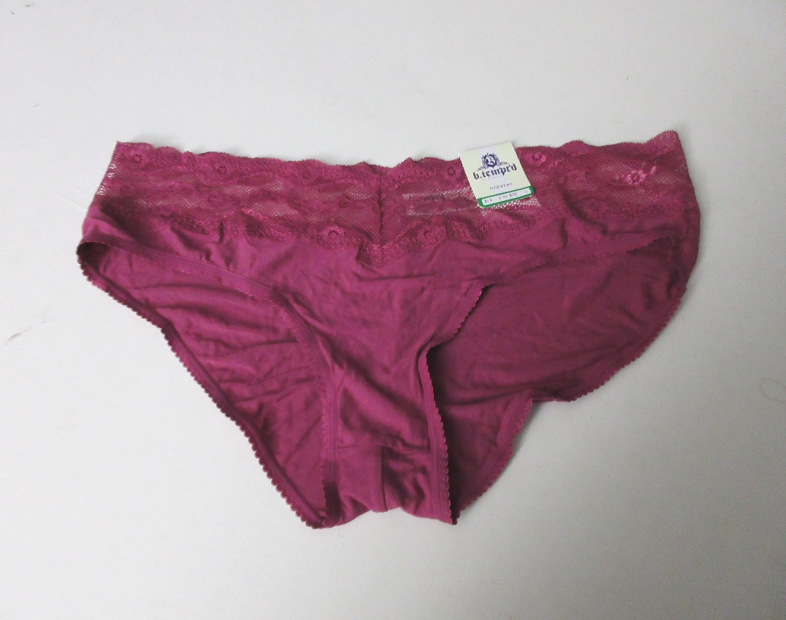 b.tempt’d by Wacoal b.adorable Hipster Panty 938182 S, M, L, XL MSRP $14.00 NWT