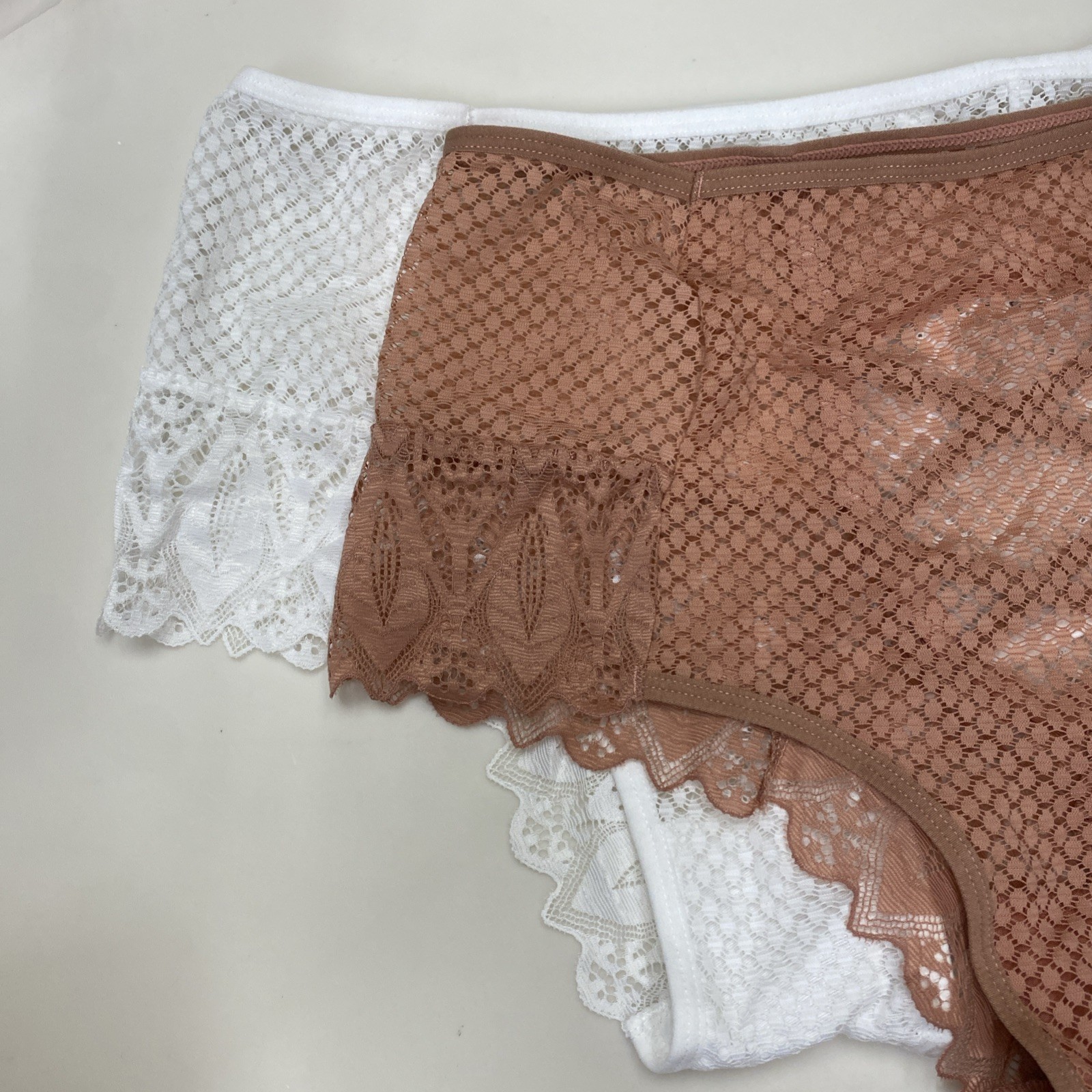 Women’s Sexy Lace Briefs Lingerie Thongs Panties Underwear 2-Pack Size L❗️No Tag