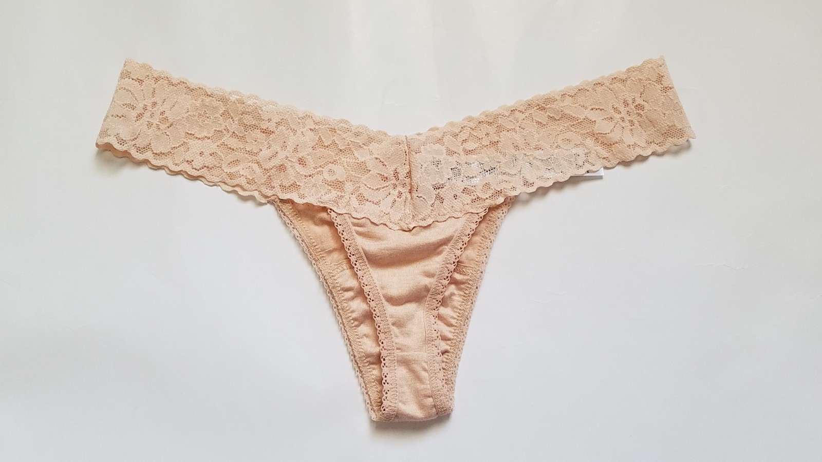 Hanky Panky DreamEase Low Rise Thong, Chai, One Size