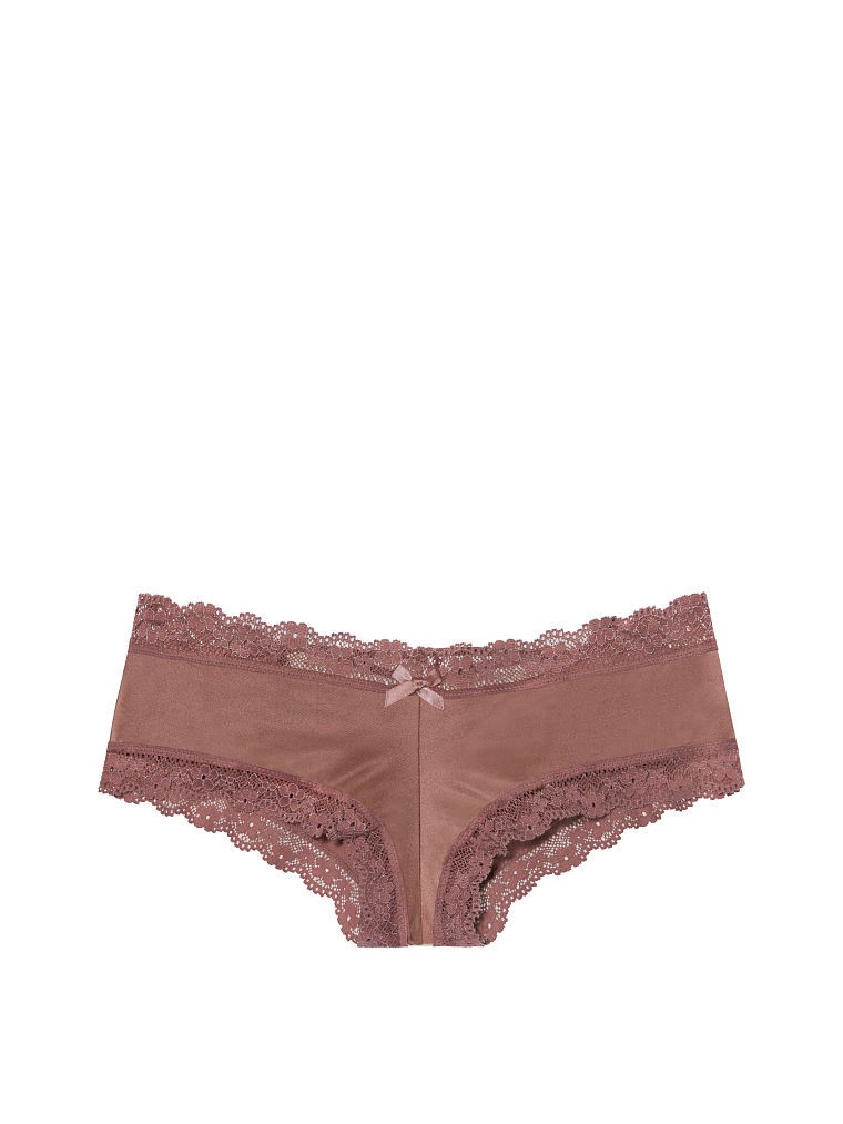 Victoria’s Secret Very Sexy Ring Lace-Up Back Cheeky Panty Dusty Rose