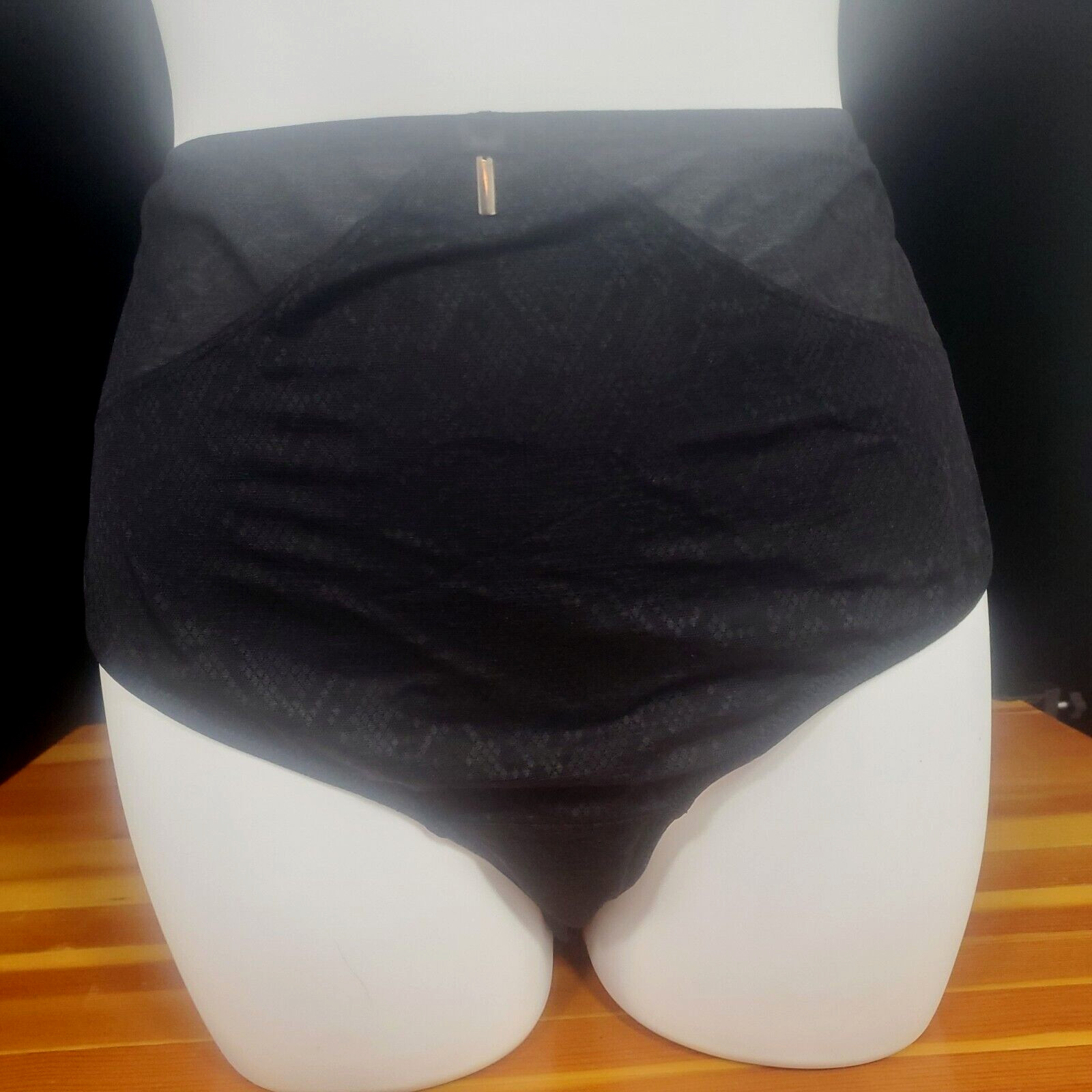 Elomi Mia EL4365 Black Brief Panties Underwear Size XL NWT Original $30