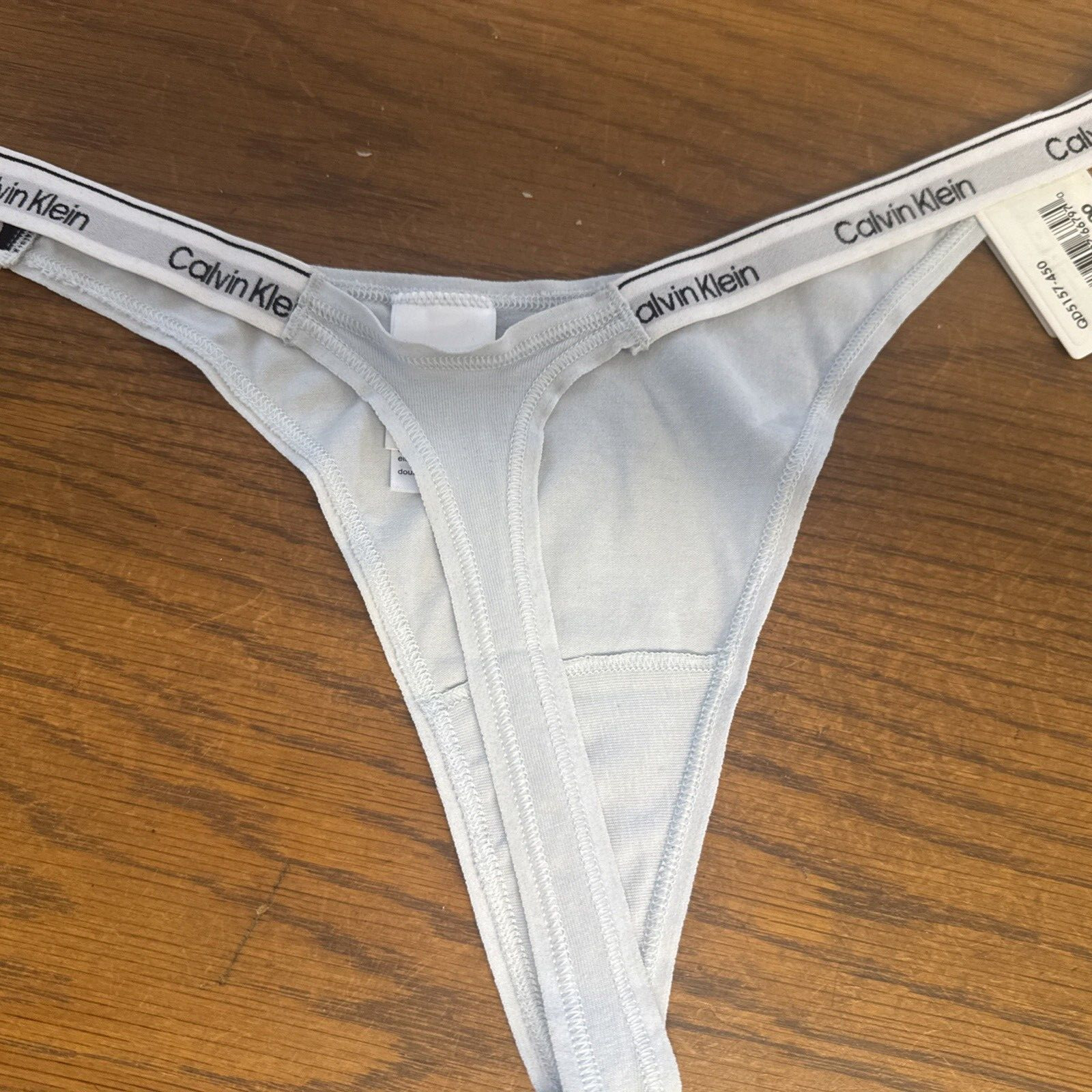 $$$Calvin Klein (Large) Modern Logo Dipped String Thong String QD5157-450
