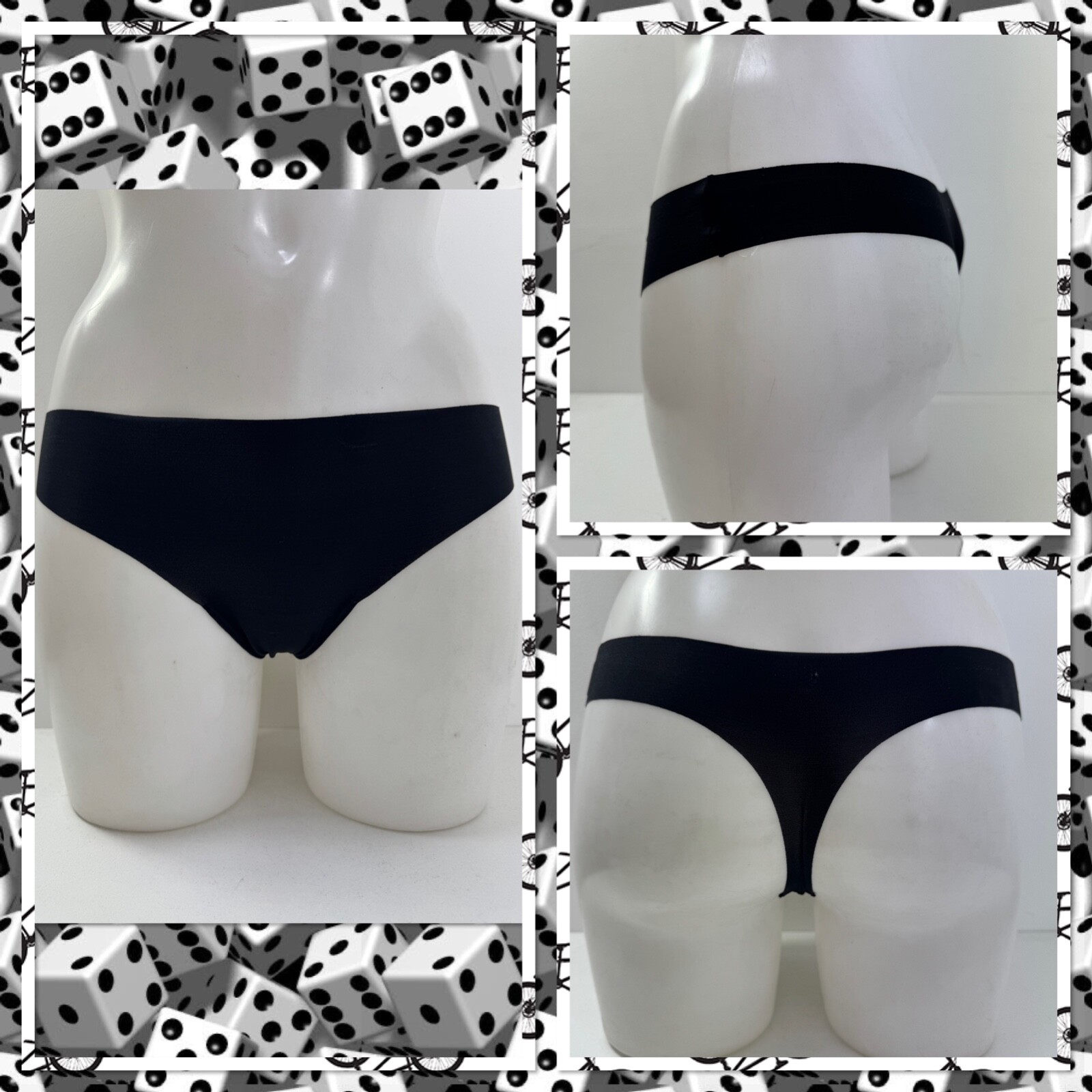 Ladies Ex Hunkemoller Seamless Thongs 7 Pack Size S-10 M-12