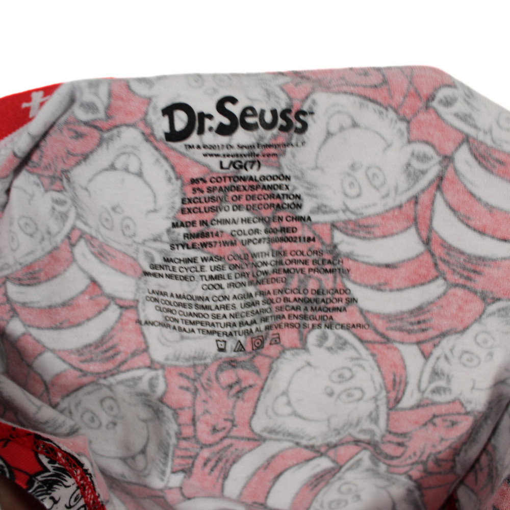 Dr. Seuss Cat in the Hat Panties Women’s Large NWT Special Birthday Edition