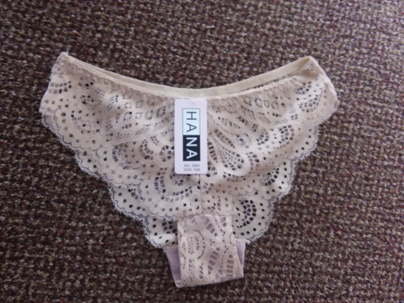 BNWT – HANA – WOMENS LACEY OPENWORK KNICKERS – SIZE S/M