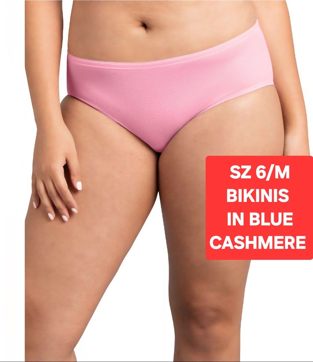 SZ 6 Fruit of the Loom Signature Breathable Bikinis 6PK in Blue Cashmere+Gift