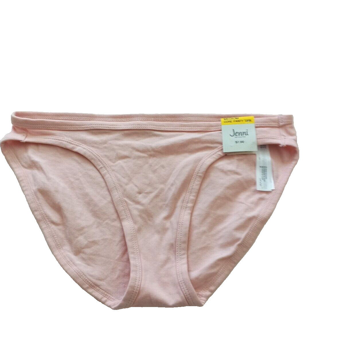 NWT JENNI Brief Solid Pink Size M Cotton Spandex Blend