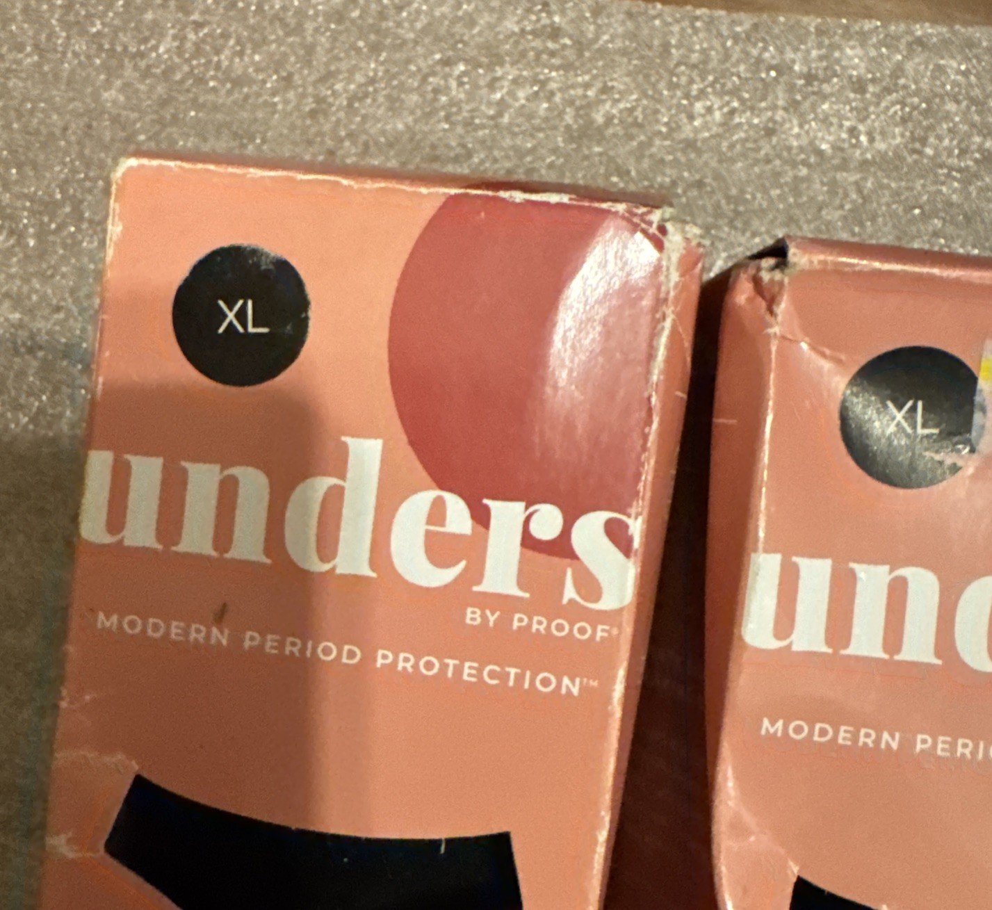 UNDERS XL PROOF Period Underwear Leak Proof Thong Light Absorb