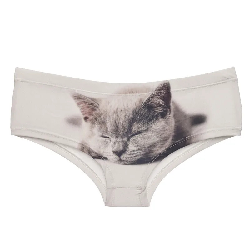 Printed Low Rise Panties Soft Stretch Breathable Briefs Comfortable Fit Wear