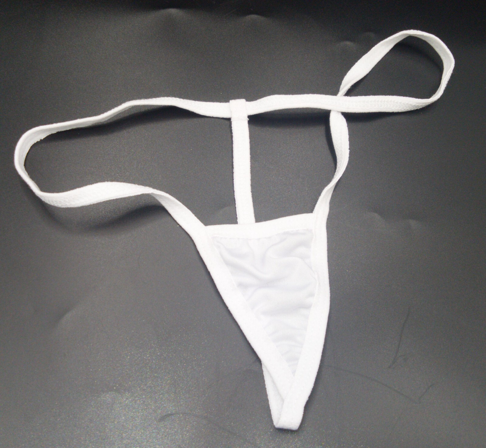 Sexy G String / Thong Low Waist Tiny Panties White Lingerie Ships FREE US Seller
