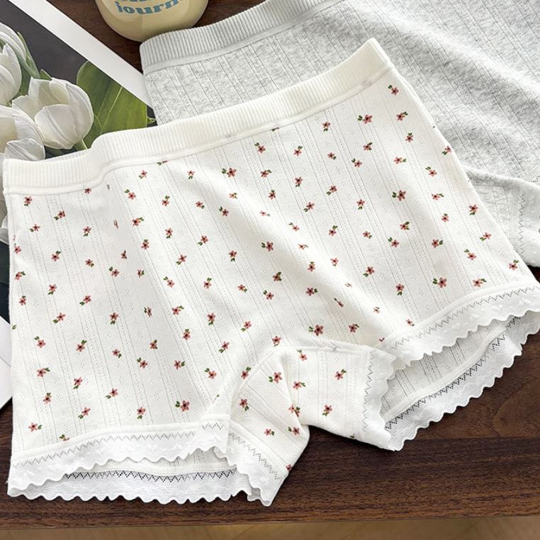 5 Pack Lot Sexy Womens Boyshorts Underwear Boxer Shorts Panties Cotton Lingeries