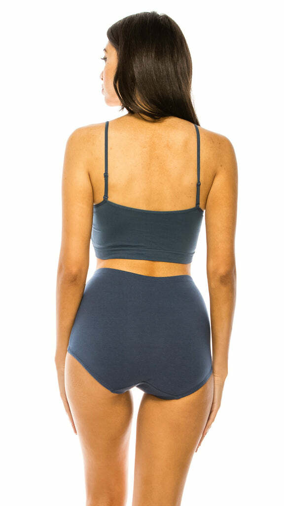 3-6 Pack Women High Waist Cotton Underwear Panties Briefs Full Cover Softer 65