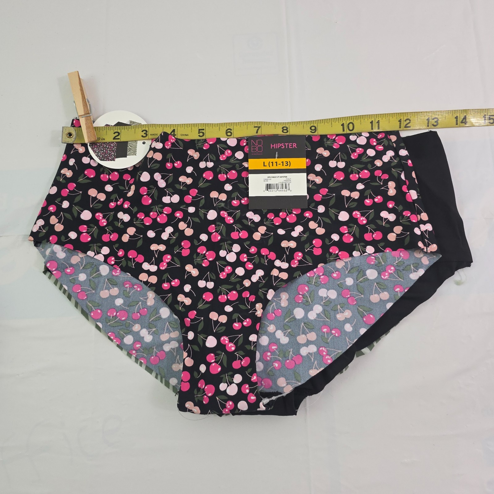 No Boundaries Free Cut Panties NOBO 3-Pack Hipster Panties – Size Large NWT