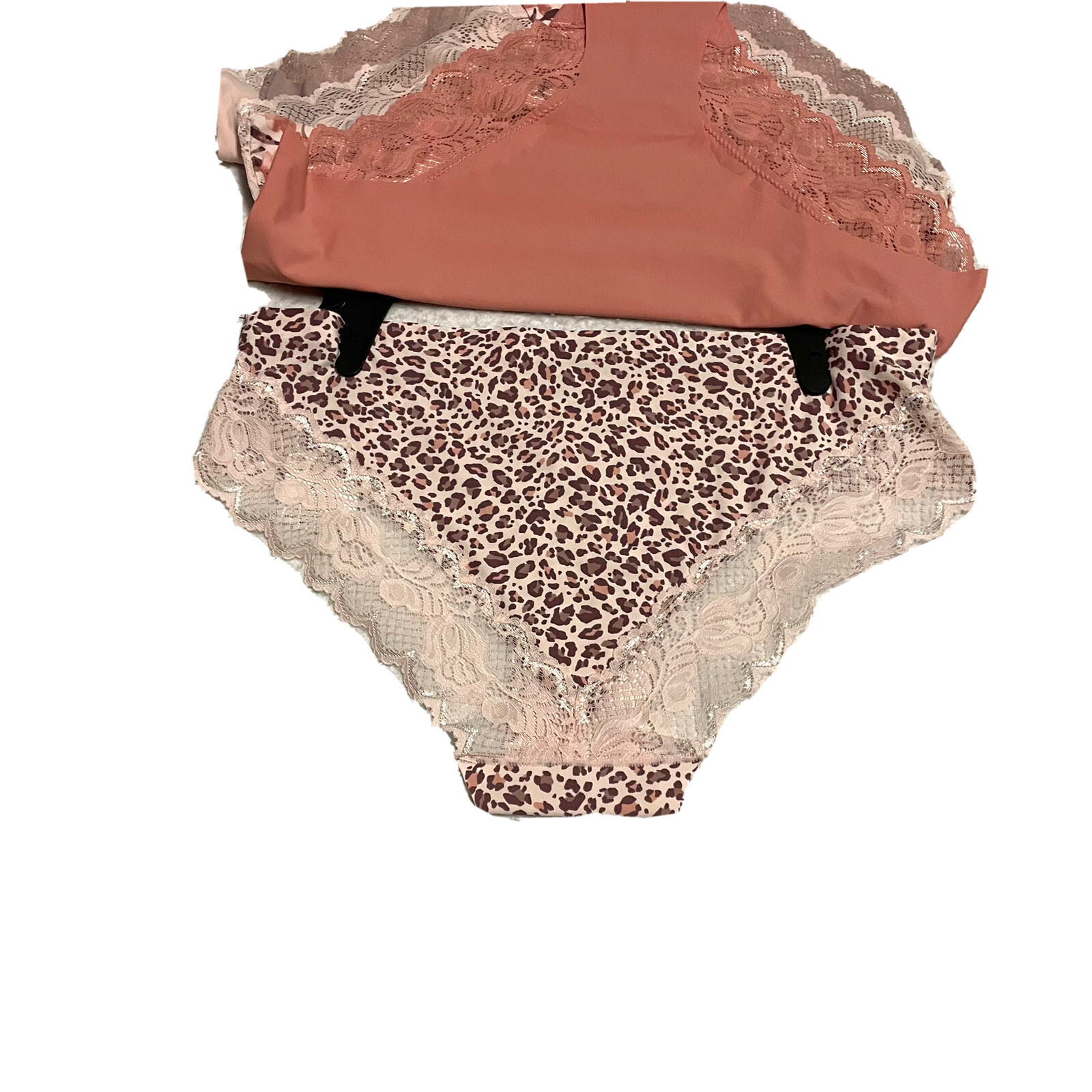 MARILYN MONROE Panties L 5-Pack Pink Tiger Sexy Thong Underwear Floral Seamless