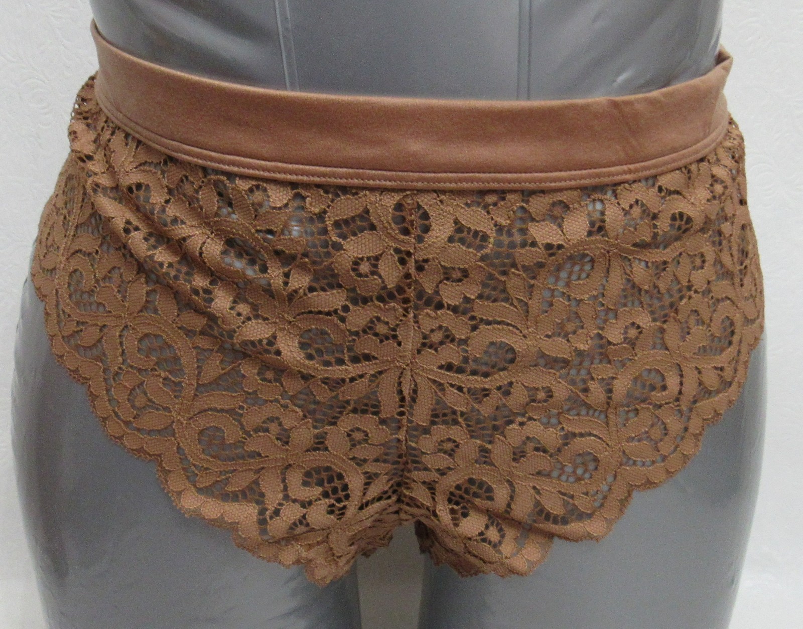Victoria’s Secret Bikini Panties Body by Victoria Underwear Brown Lace Size XL