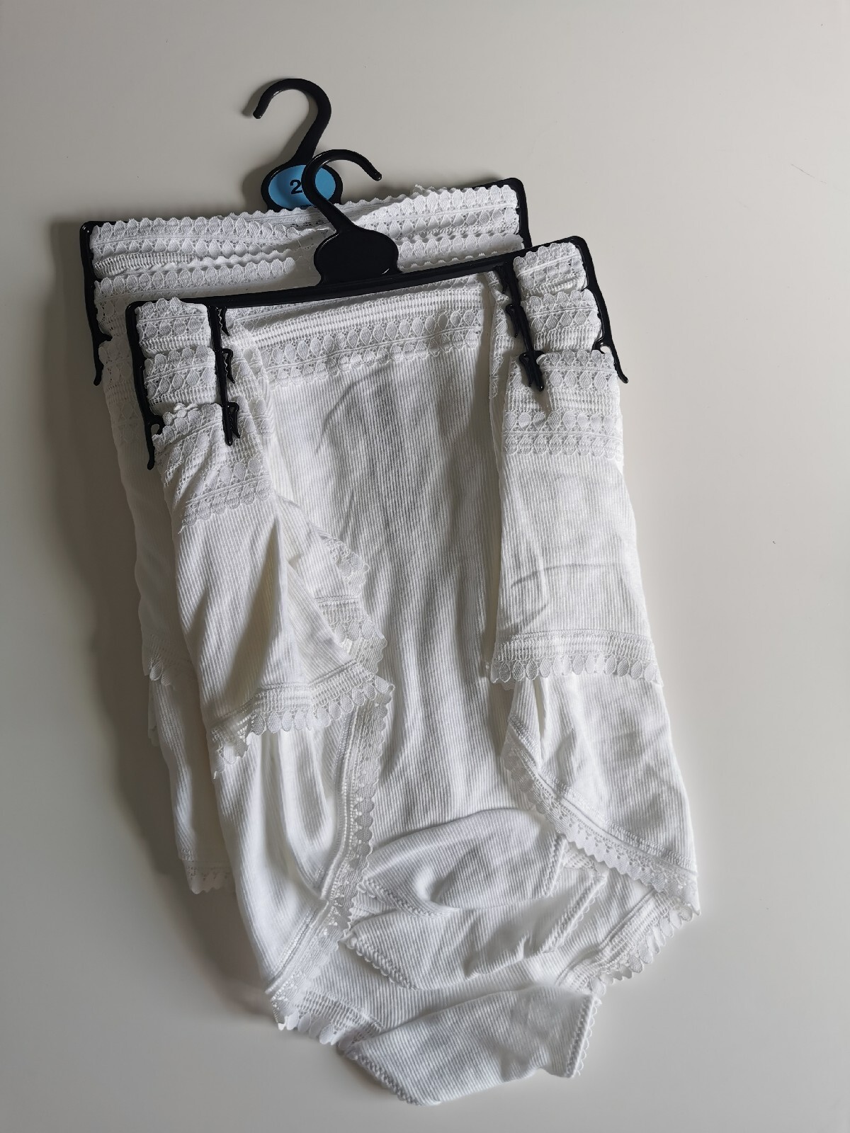 M&S Low Rise Shorts, 2x 3 Packs Size 28, Cotton, White