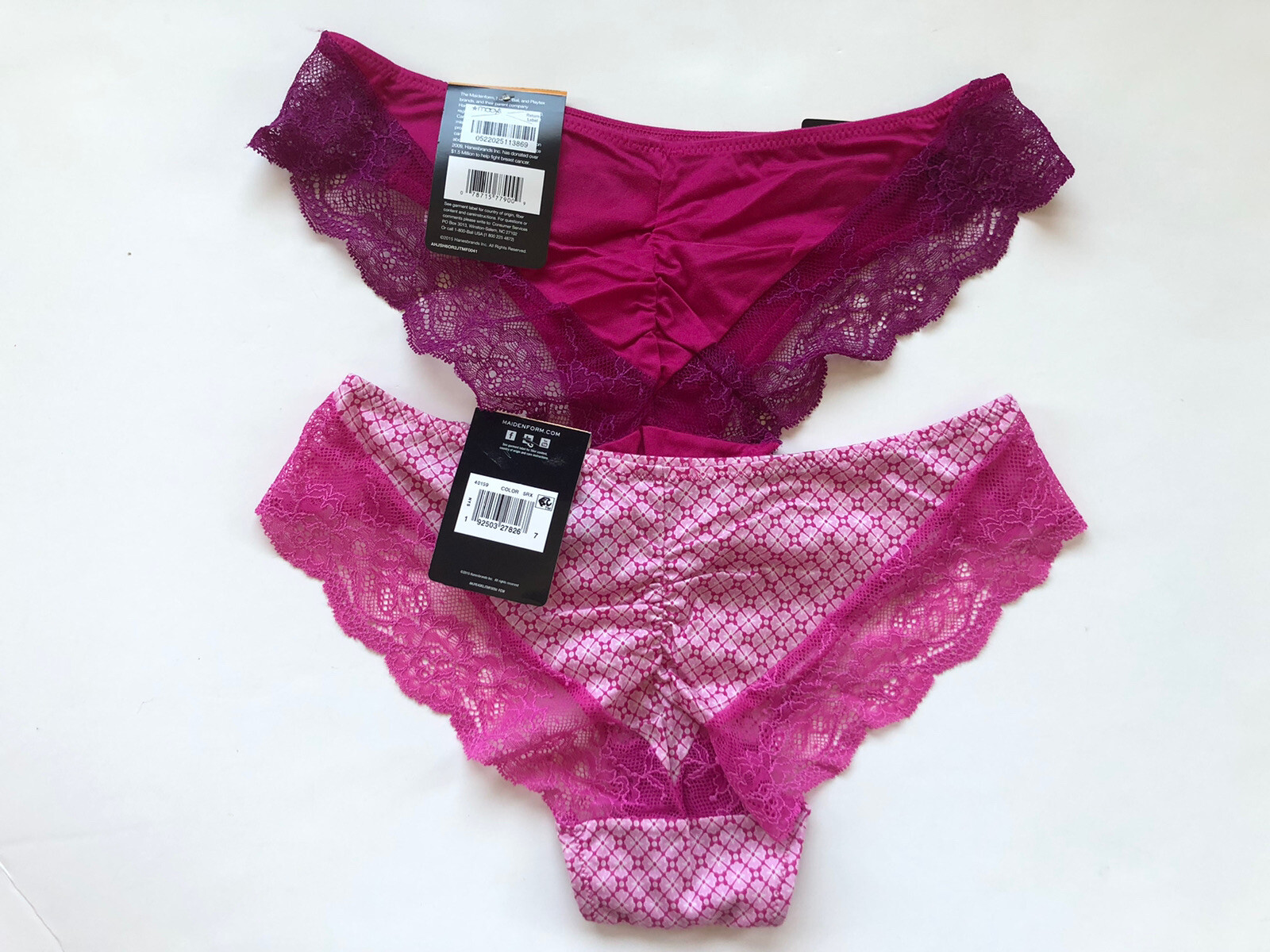 NWT Women’s Maidenform Comfort Devotion Tanga Panties Size S 5 40159 2 PAIRS