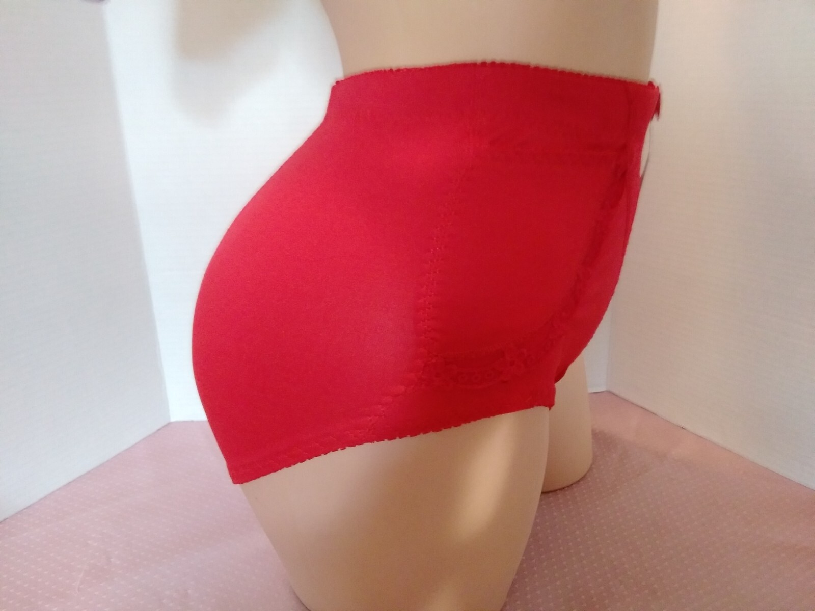 Panties Womans Shaper Brief Safe (2) Pocket Travel Size Small Red