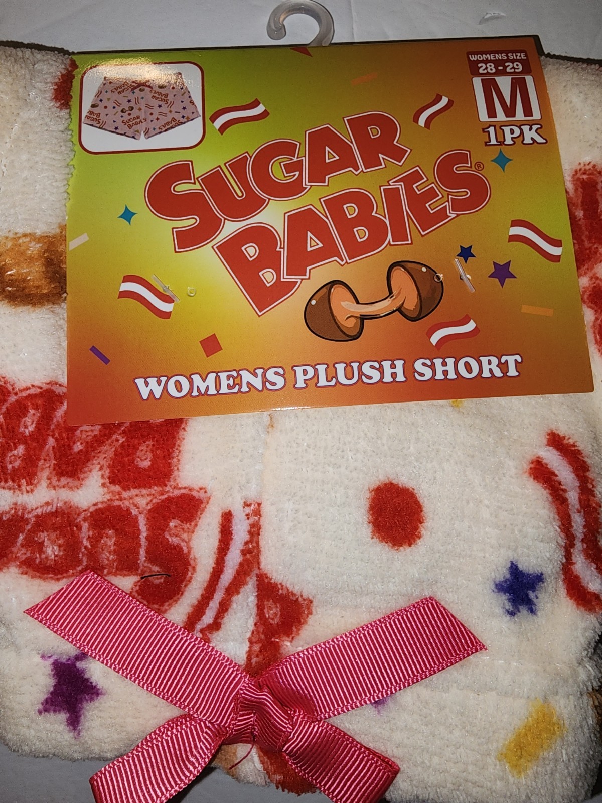 New Sugar Babies Women’s Plush Shorts Size Medium 28-29
