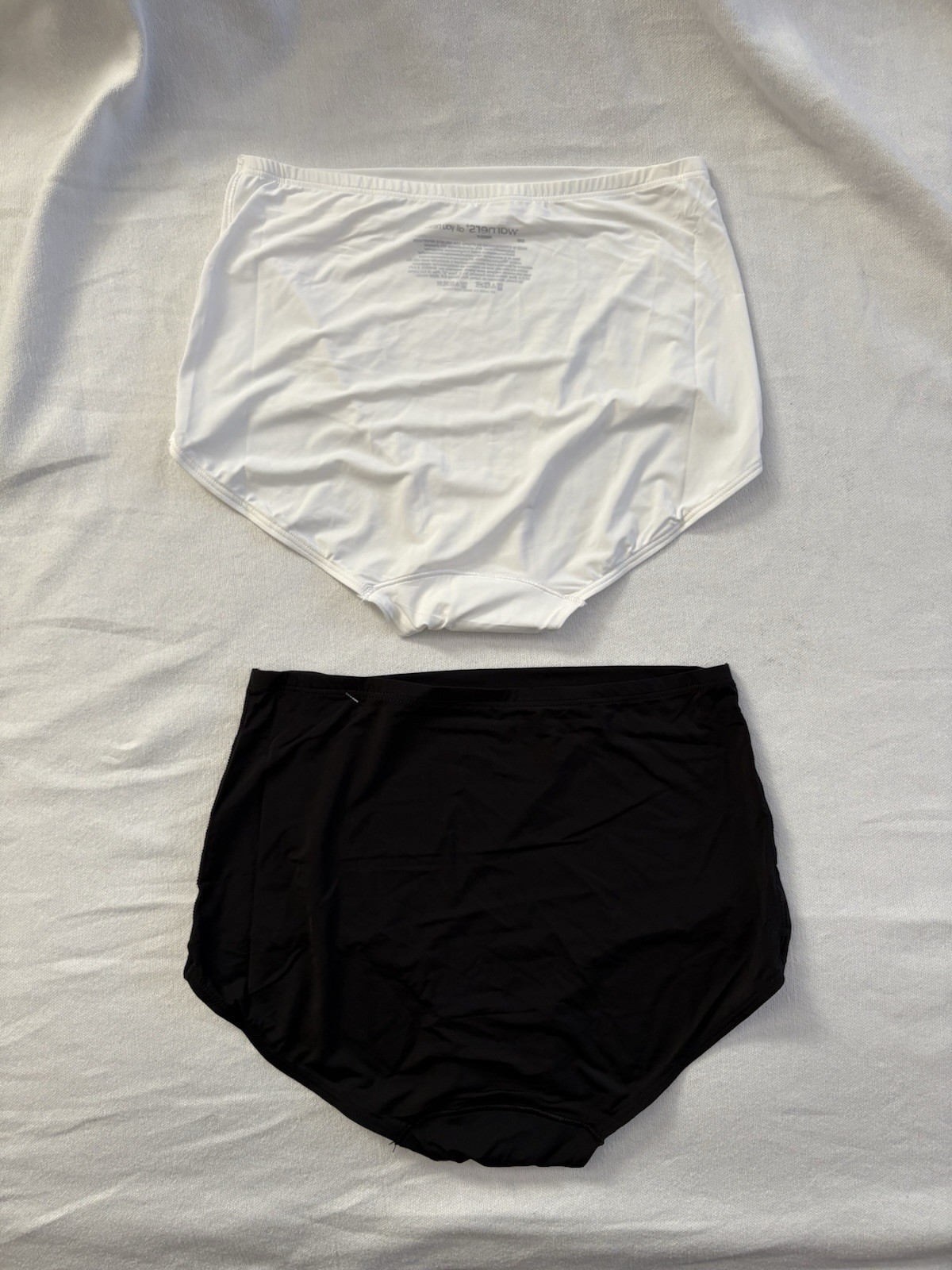 NEW Warners Briefs Smooth It Over Pinch-Free 2 Pair Hi-cut High Waist Medium