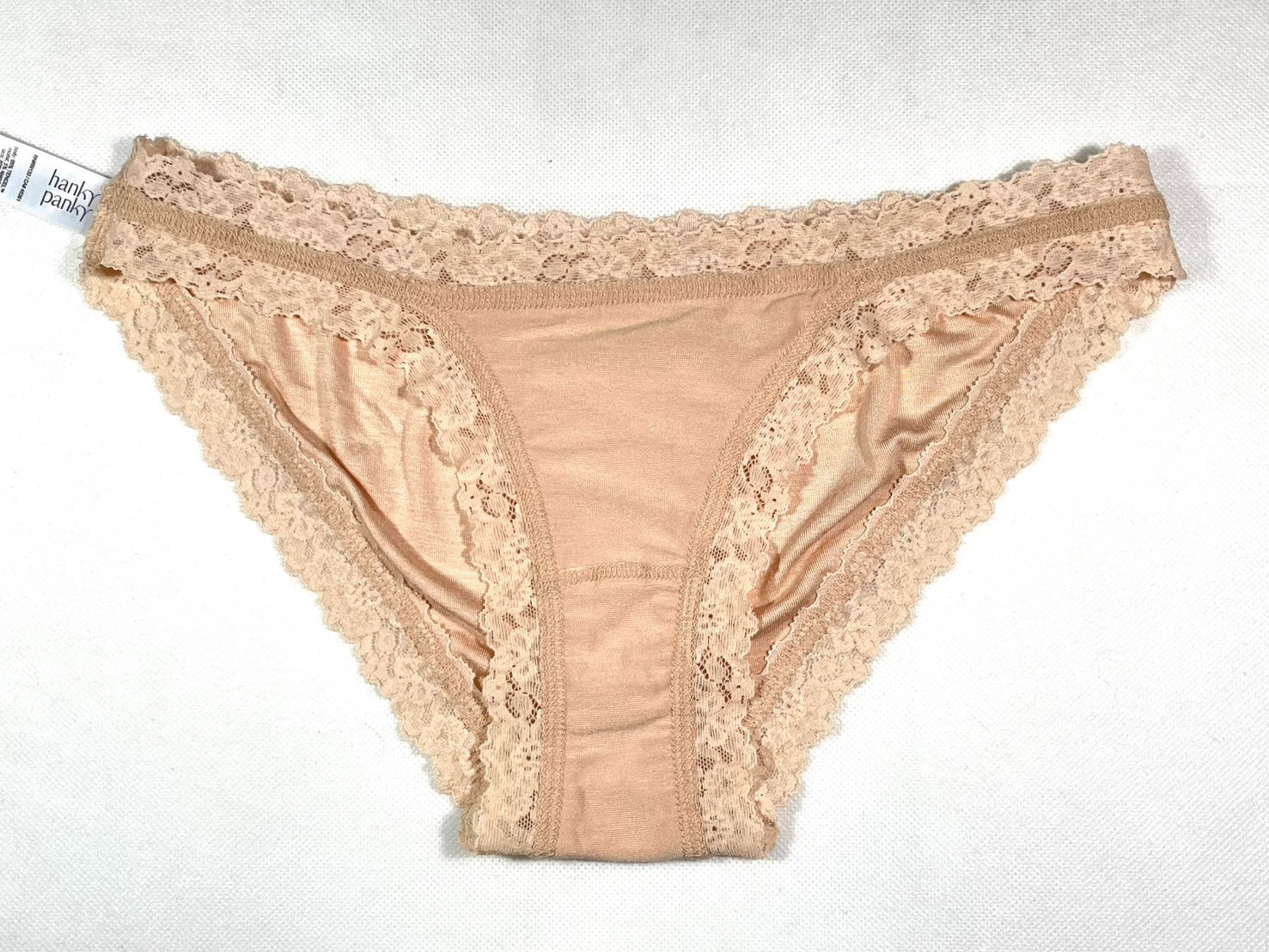 NWT 1-Pack Hanky Panky Wome’s XS DreamEase Brazilian Bikini 632104 Chai $29