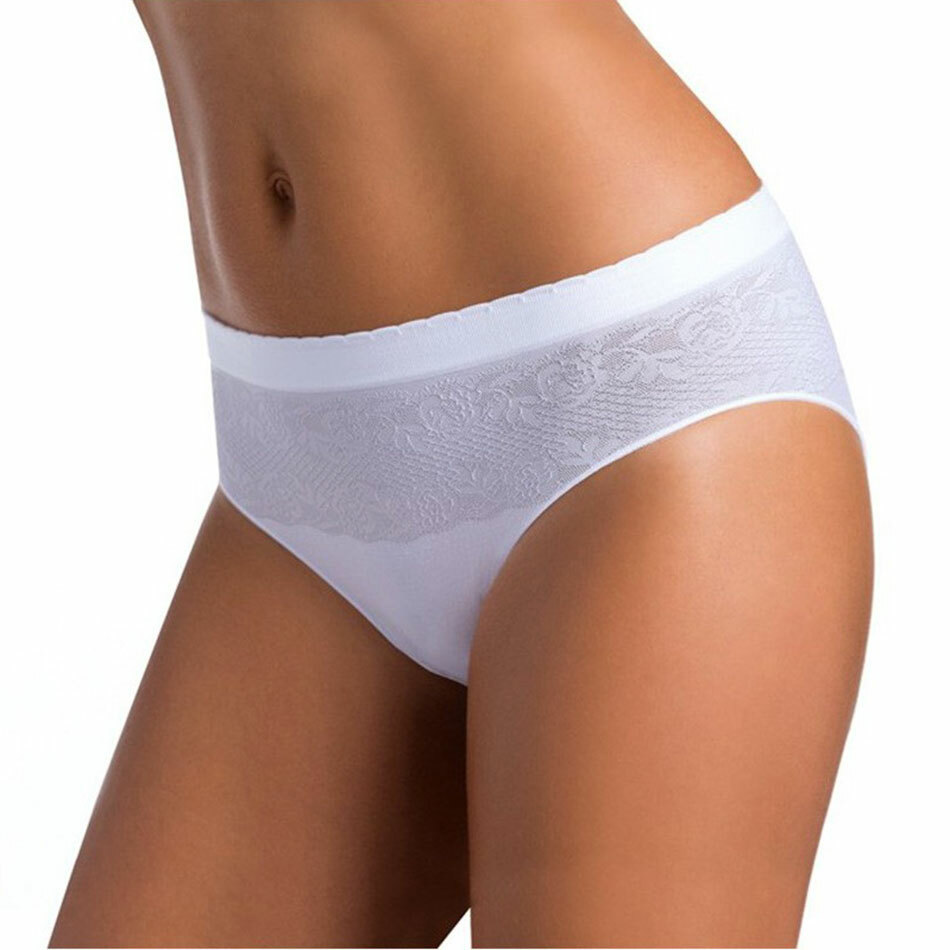 3 Women’s Intimidea Microfiber Midi Seamless Slip With Jacquard Pattern 311749