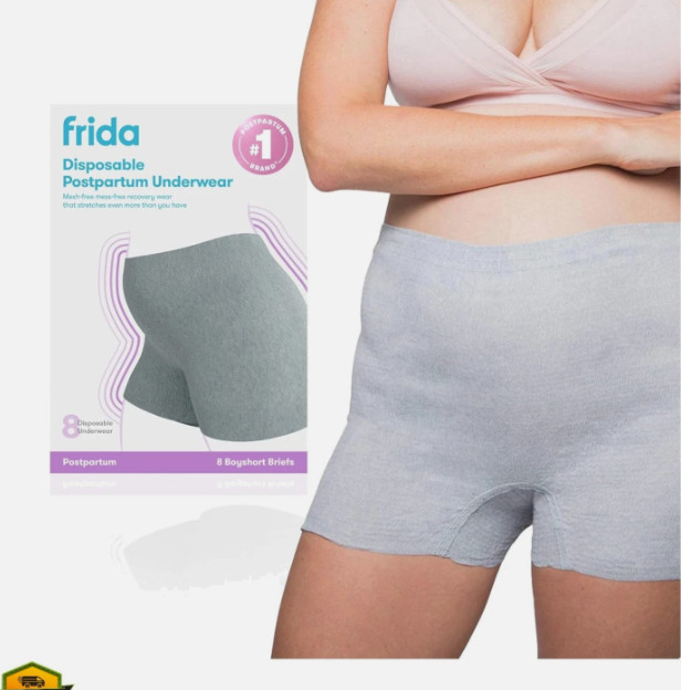 Frida mom Disposable Postpartum Underwear Briefs 8ct. M/L sizes 6-18