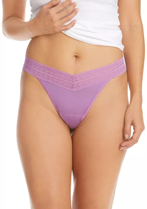 Hanky Panky Dream TERCEL Modal Original Rise Thong in BERRY PIE PURPLE NWT