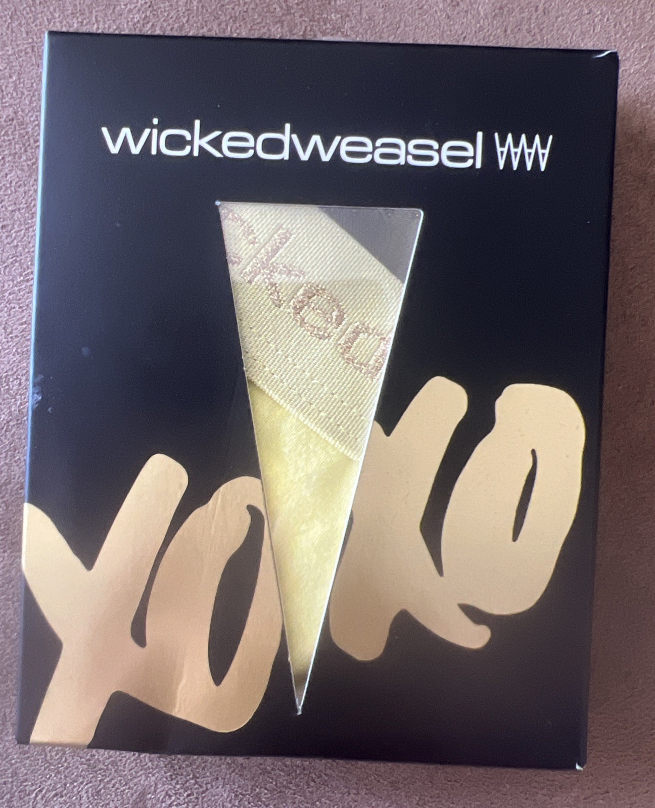 Wicked Weasel 665 Thong, Lemon, Small, String back -BRAND NEW, unused with TAGS