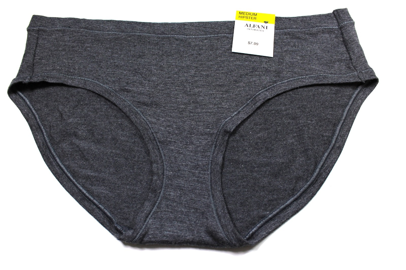ALFANI Hipster Panty Size Medium Charcoal Gray Modal