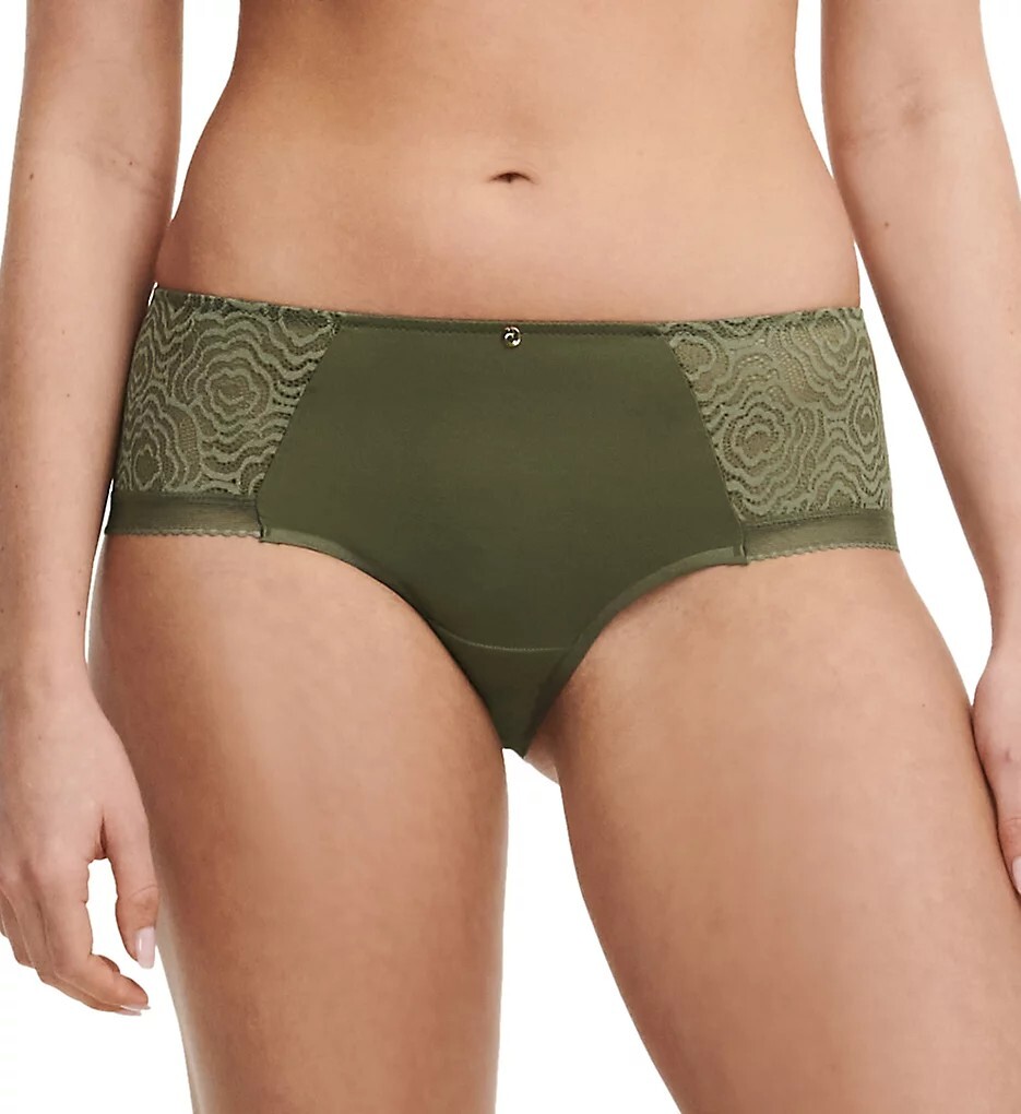 Chantelle C Jolie Hipster Panty Small Style# C13B4 Army Khaki New no tags