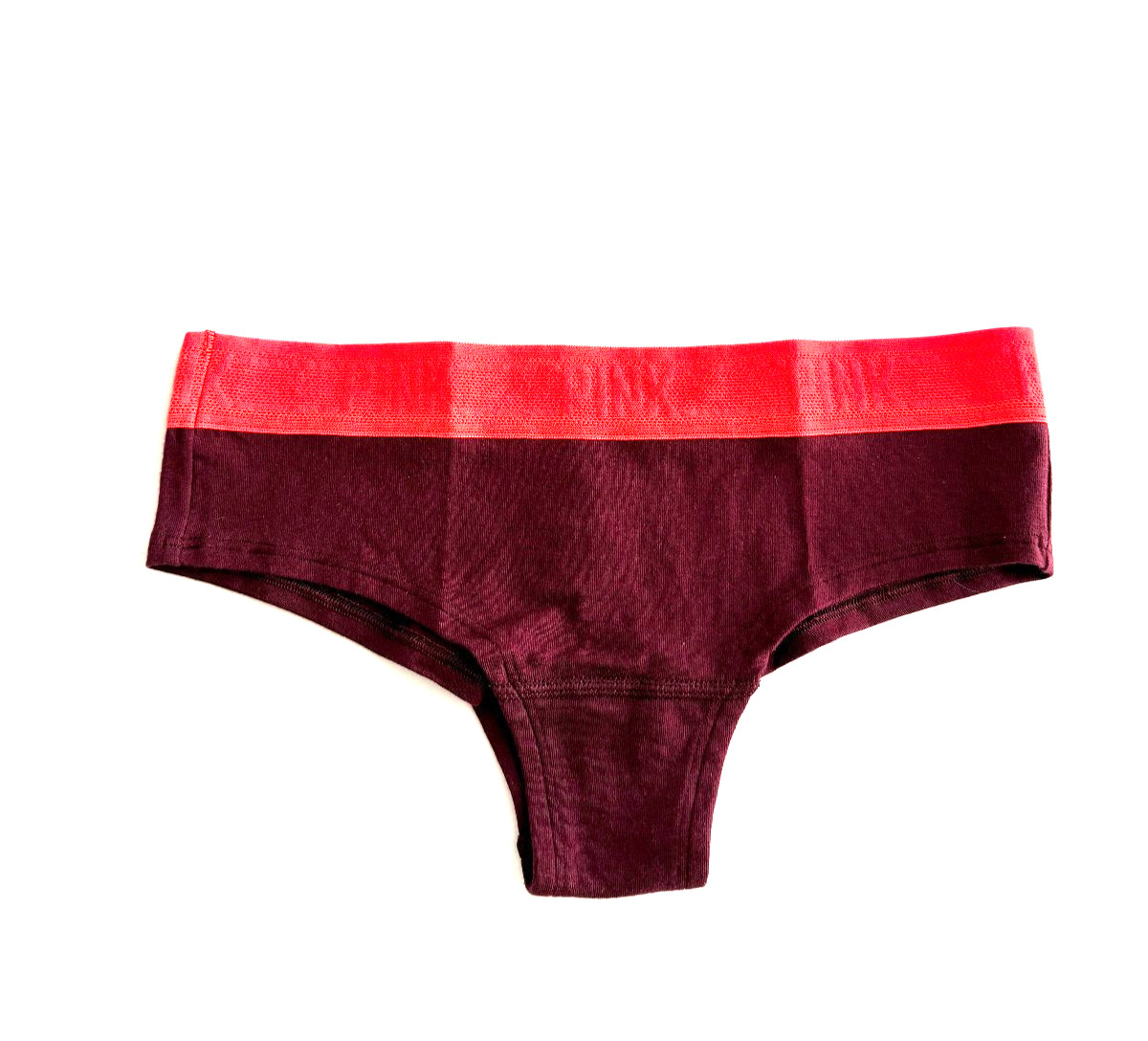 Victoria’s Secret PINK Mesh Trim Cheekster Panty Deep Ruby