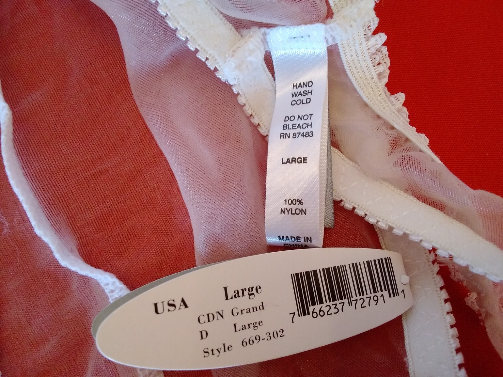 Panties Vintage Bamboo Marie Helene Miller Pink Lacey Mesh Sheer Frilly Bikini L