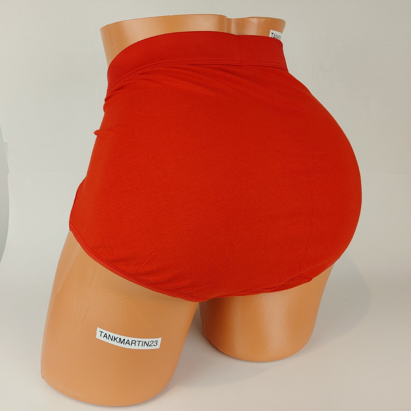 LANE BRYANT CACIQUE PLUS 18/20 COTTON FULL BRIEF PANTY BRIGHT RED W/ LACE SIDES