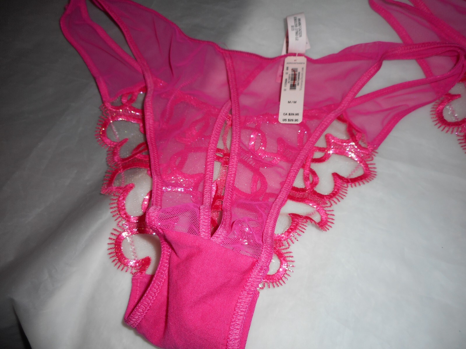 Victoria’s Secret Dream Angels Brazilian Slip Pink Panty Large & Medium