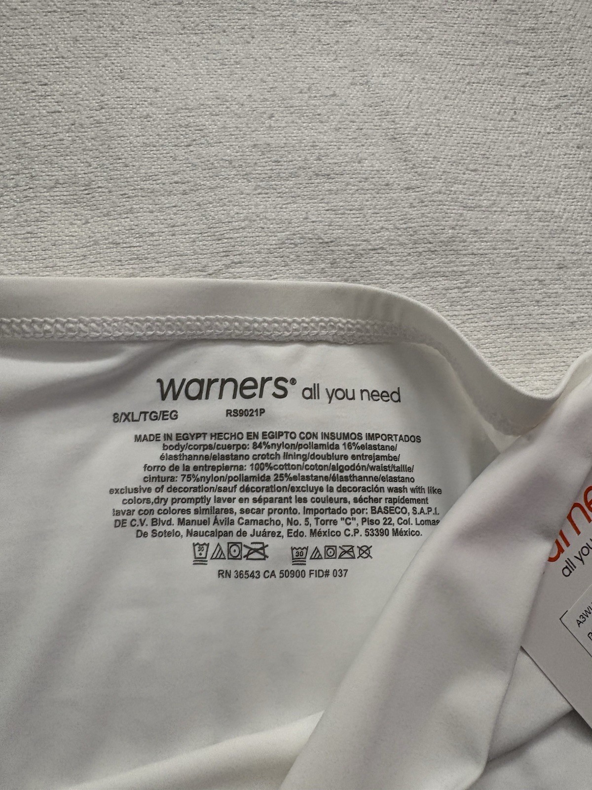 NEW Warners Smooth It Over Soft Pinch-Free Waistband Hi-cut Panty XLarge 2 Pair