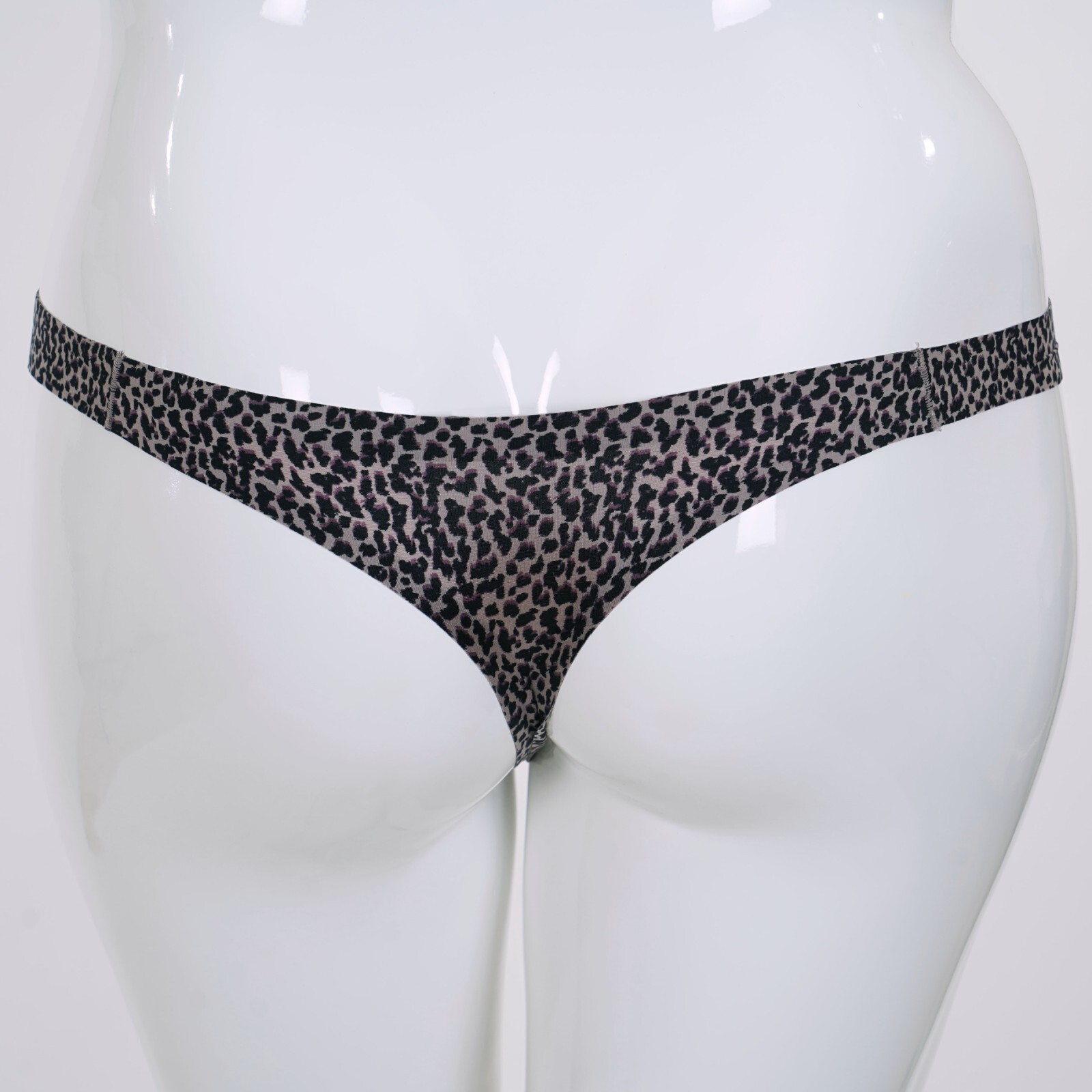 MAIDENFORM Women’s Size 2XL/9 LEOPARD Print INVISIBLE COMFORT THONG Panty #40149