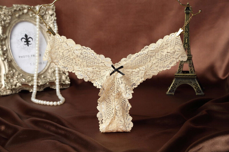 7 Pack Lot Sexy Womens Lace Panties Thongs G-string Low Rise Underwear Lingeries