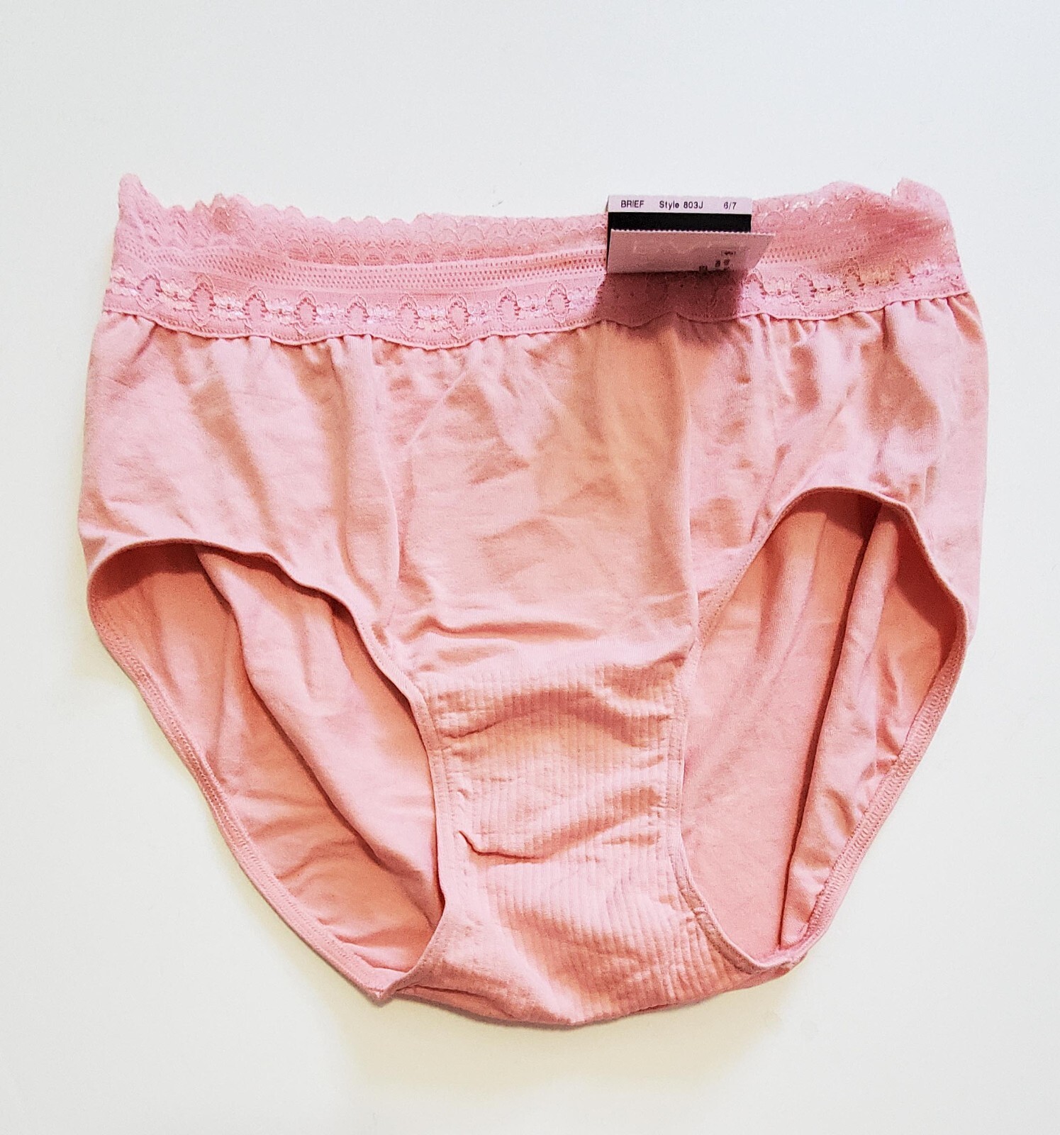 Bali Womens Comfort Revolution Seamless Brief Underwear Rose Bloom 803J Sz 6/7