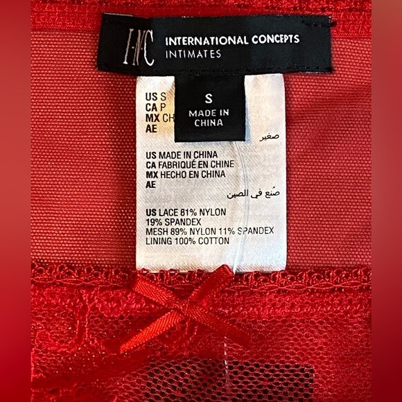 I.N.C. INTERNATIONAL CONCEPTS Women’s Cheeky Lace Brief Underwear Ski Patrol