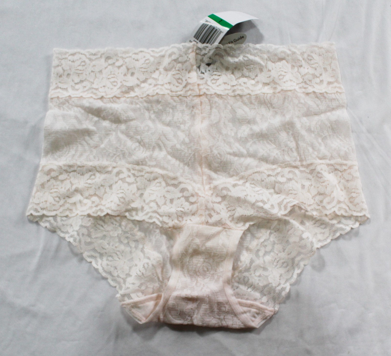 Felina Women’s Signature Lace Hi-Waisted Boyleg Panty ZG3 Barely Pink Large NWT