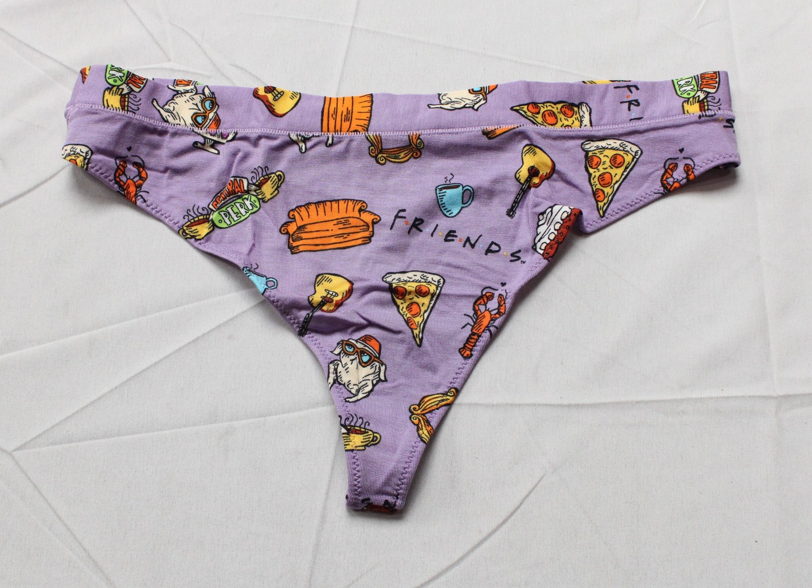 MeUndies Women’s Friends The One With MeUndies Thong AC2 Purple Size XS NWT