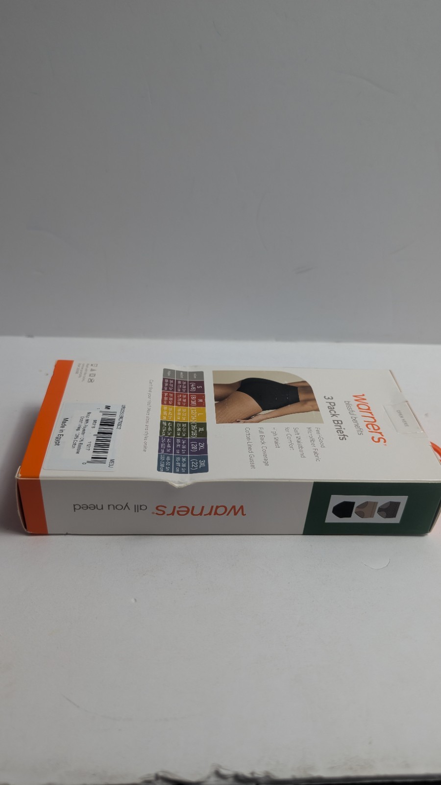 Warner’s Blissful Benefits Microfiber Briefs 3-Pack, Women’s Size M (8/10), NIB